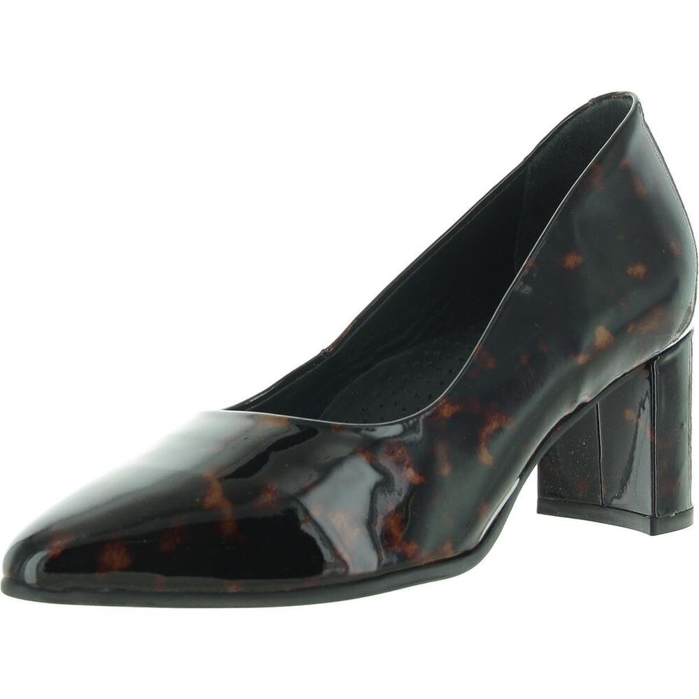 MARC JOSEPH NEW YORK GARRETT PL PUMP TORTOISE PATENT 10 M